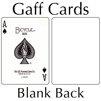 Bicycle Cards - Blank Back 